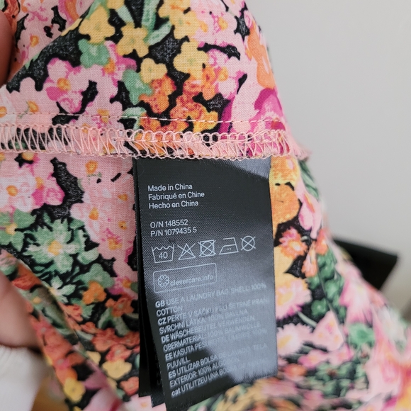 H&M Floral Maxi Dress - Pink and Green - Picture 5 of 6